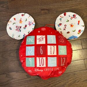 Disney cruise line plush advent calendar